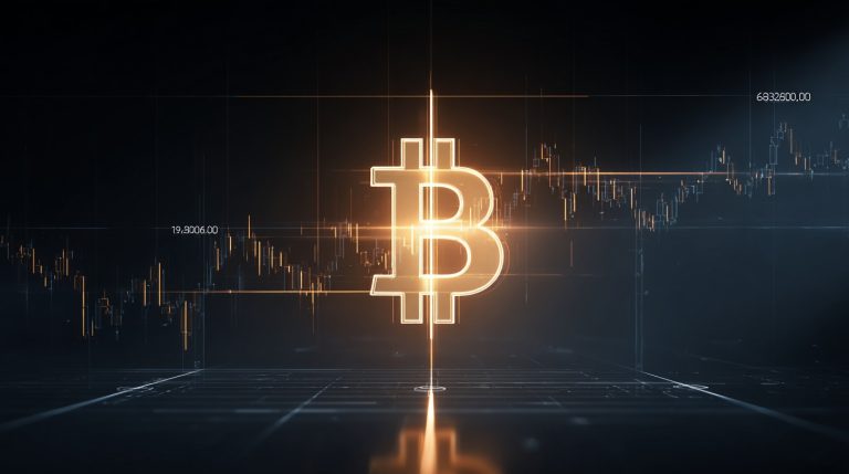 Bitcoin e gráfico de preço