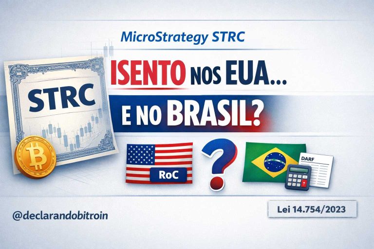 Ações da MicroStrategy imposto tributação no Brasil RFB renda Receita Federal do Brasil