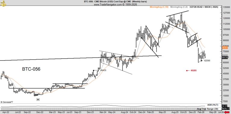 Peter Brandt acredita que Bitcoin pode cair abaixo dos US$ 50.000. Fonte: Peter Brandt/Reprodução.