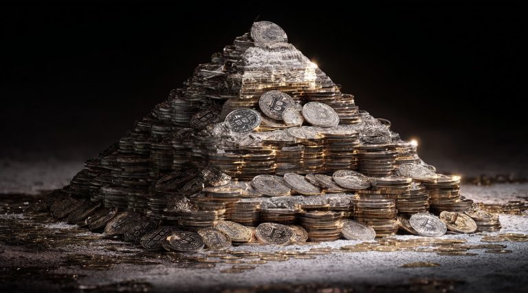 Piramide de criptomoedas