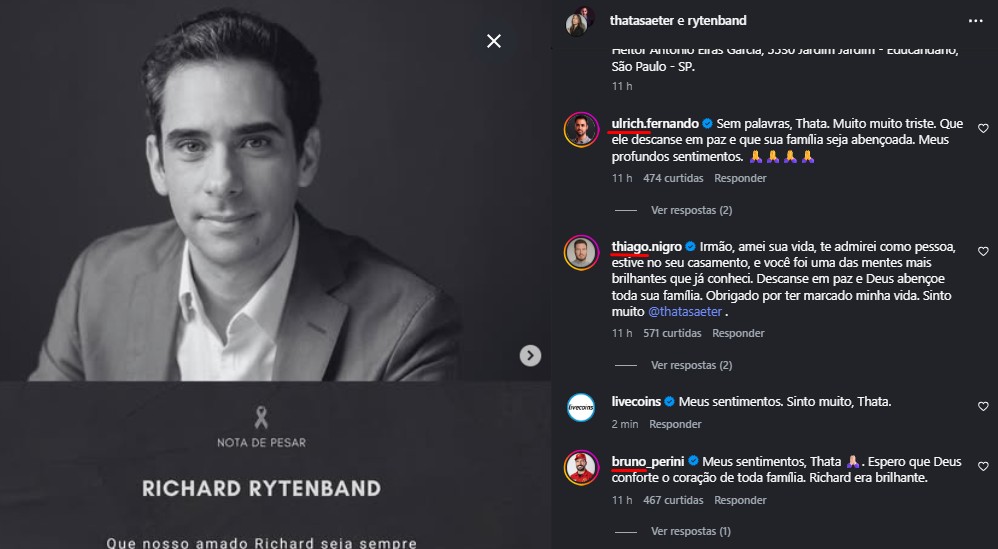 Comunidade se despede de Rytenband