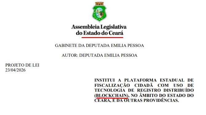 Estado do Ceará pode ter plataforma blockchain para dar mais poder a população ao fiscalizar o governo