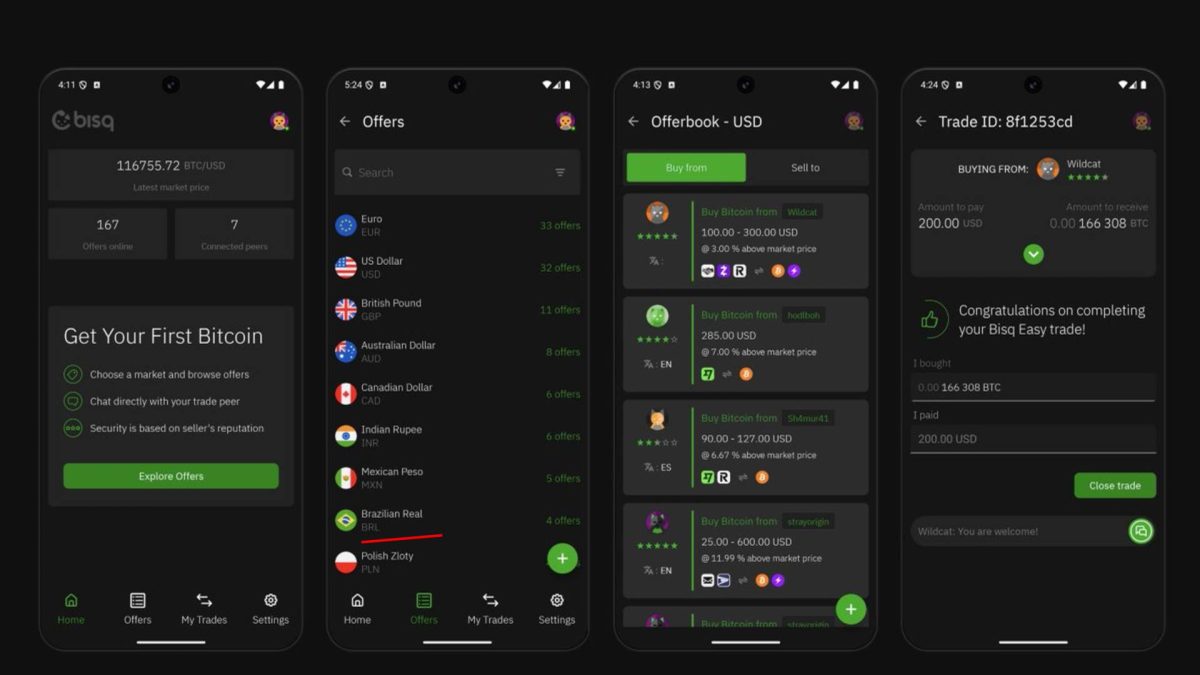 Corretora P2P de bitcoin lança aplicativos com foco na privacidade em negociações pelo celular