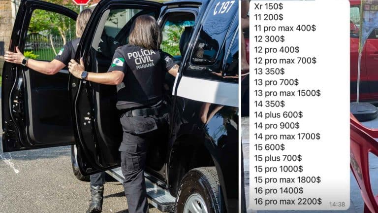 Polícia Civil do Paraná Polícia prende quadrilha de roubo de celulares que lavava dinheiro com criptomoedas