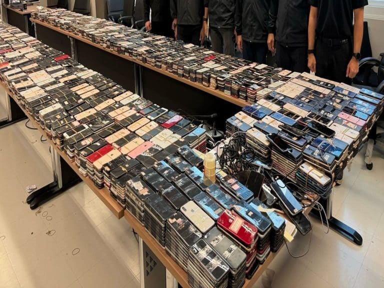 Celulares apreendidos