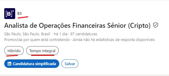 B3 procura trader de criptomoedas em nova posição