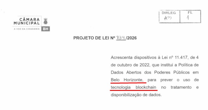 Câmara Municipal de Belo Horizonte estuda adoção da tecnologia blockchain para inovação