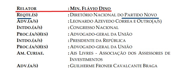 Processo no STF aberto pelo Partido Novo exige repasse de verbas para CVM