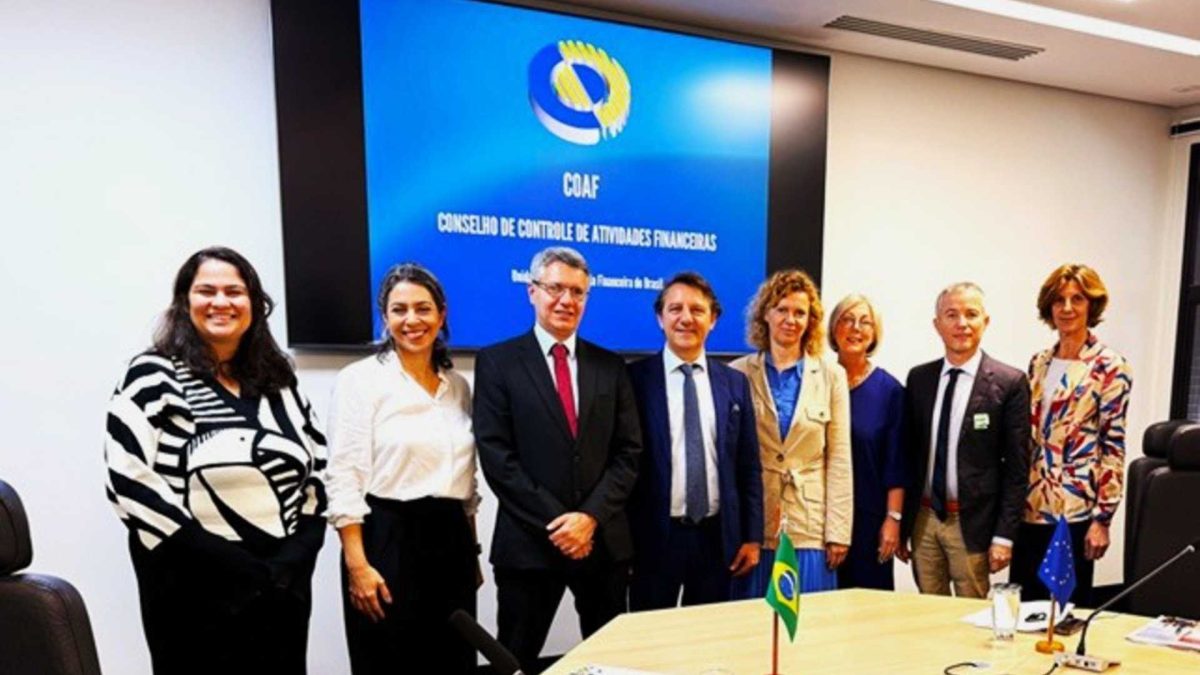 Reunião do Coaf com membros do parlamento Europeu