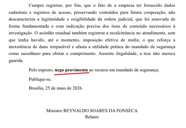 STJ manda Google fornecer dados de golpistas com contas no exterior