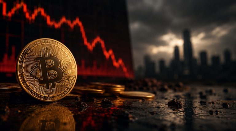 Bitcoin em queda