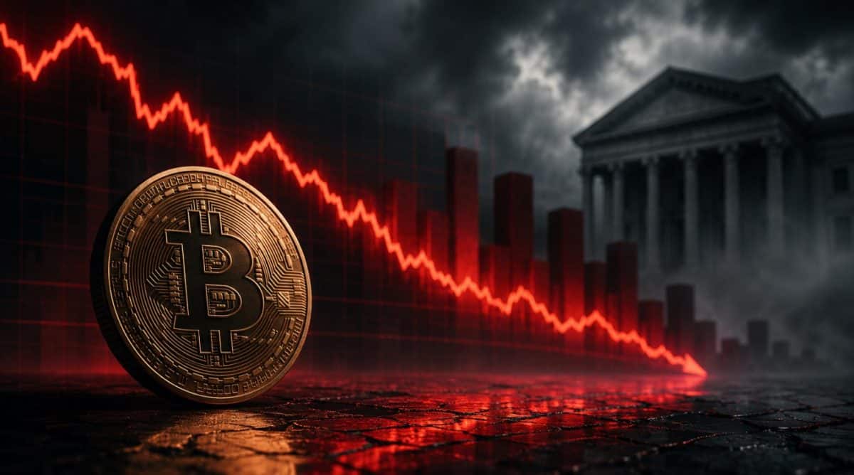 Bitcoin em queda