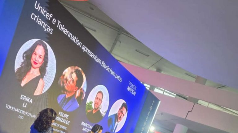 Blockchain pelas crianças UNICEF no TokenNation
