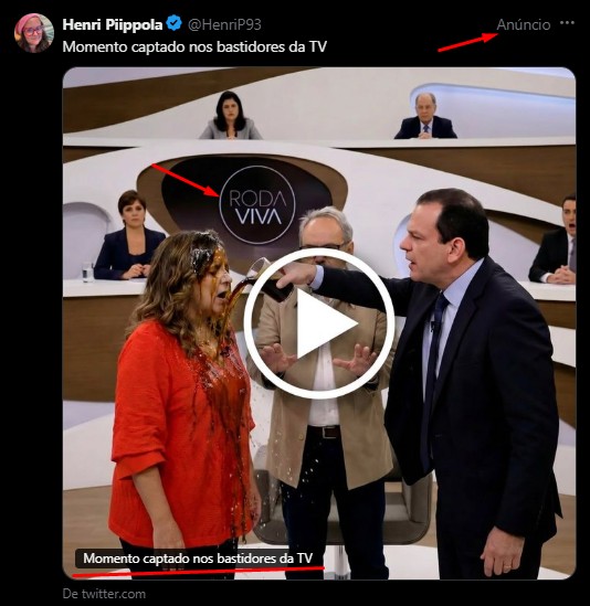Golpe com inteligência artificial no X