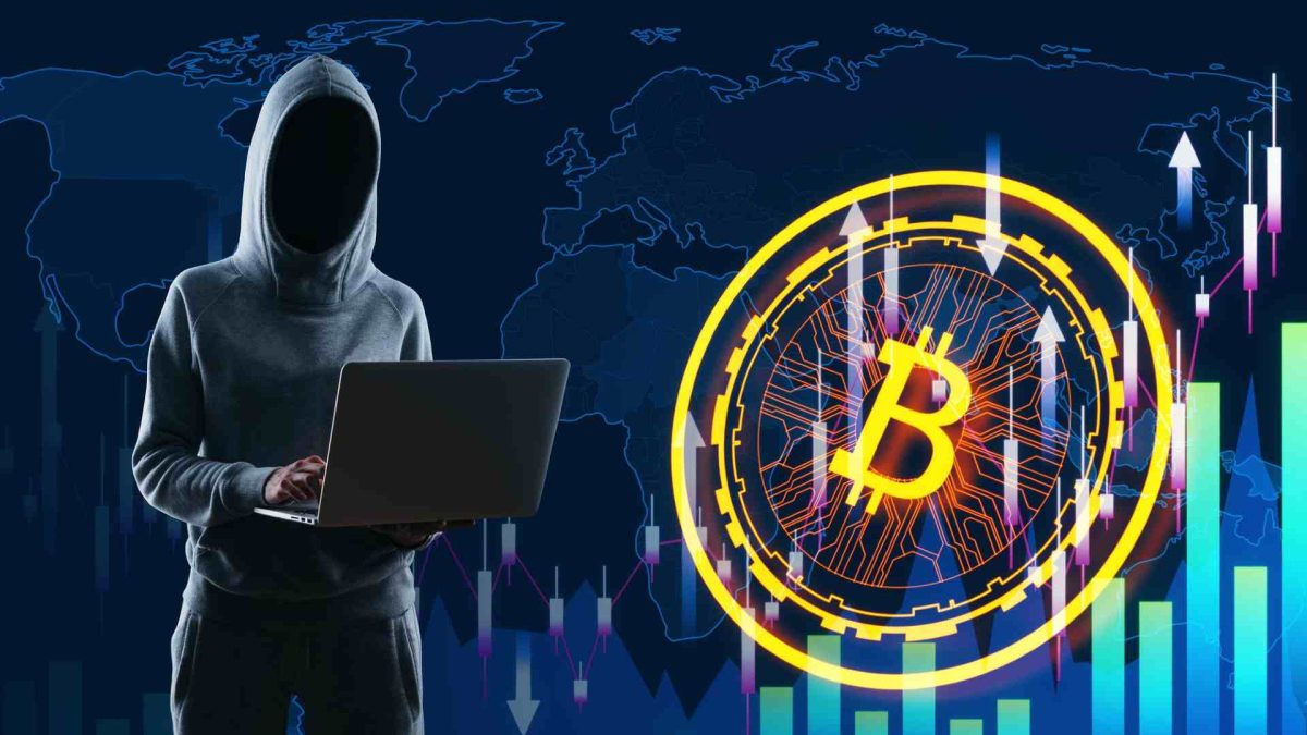 Hacker com bitcoin próximo