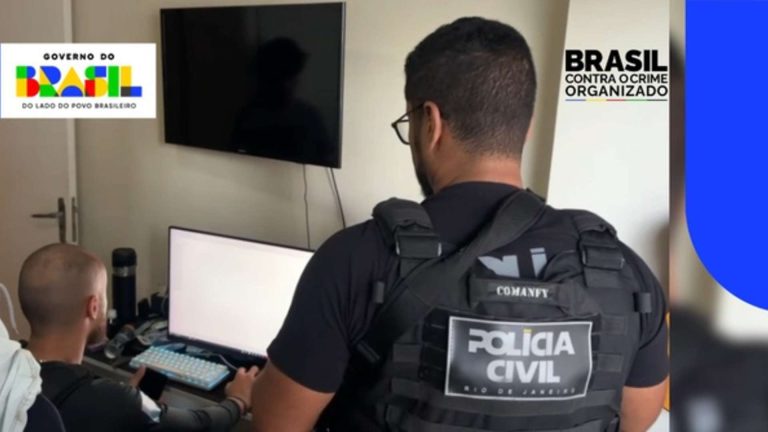 Operação Dark Chain prendeu um homem no Rio de Janeiro (Foto: Divulgação/MJSP) Operação Dark Chain prende suspeito no Rio de Janeiro com ajuda do Governo Federal após rastreio de criptomoedas