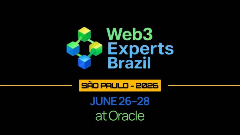 Web3Experts Brazil em São Paulo junho de 2026