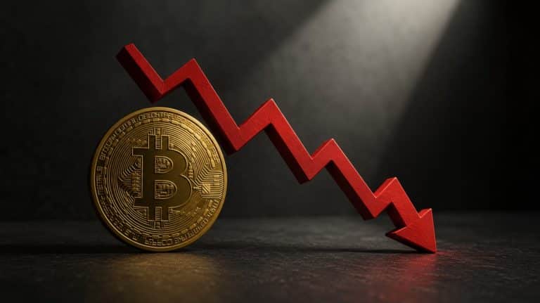 Bitcoin em queda