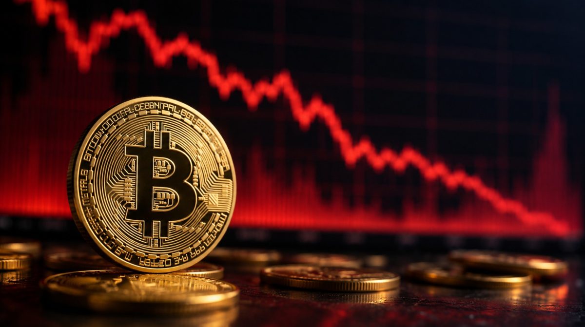 Bitcoin em queda