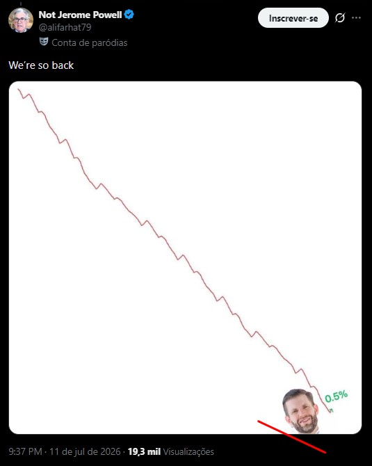 Gráfico mostra derrocada do Ethereum contra bitcoin com meme de Eric Trump feliz após alta de apenas 0,5%