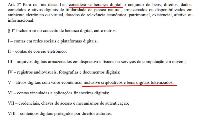 Herança digital em Goiás cita criptoativos como bens