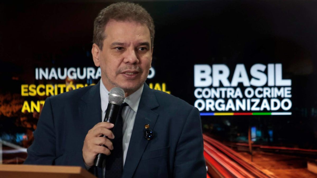 Ministro da Justiça, Wellington César Governo lança plano contra o crime organizado e alerta para uso ilícito de criptomoedas
