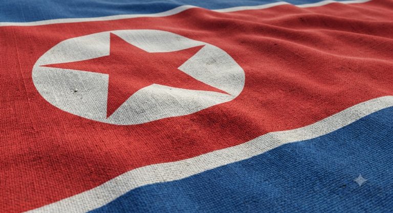 Bandeira da Coreia do Norte