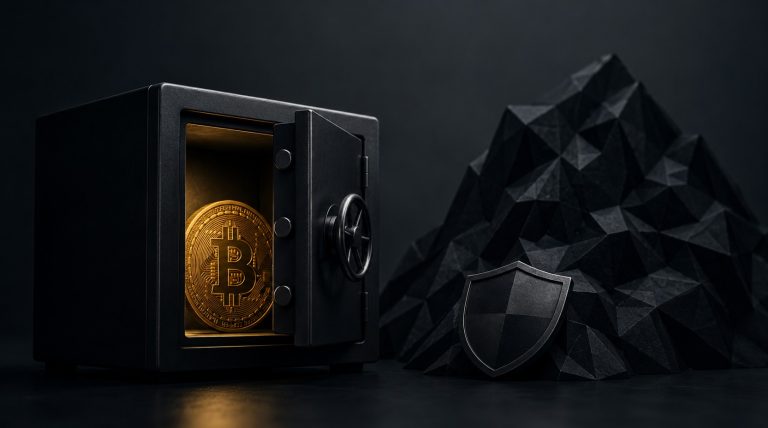 Bitcoin em cofre