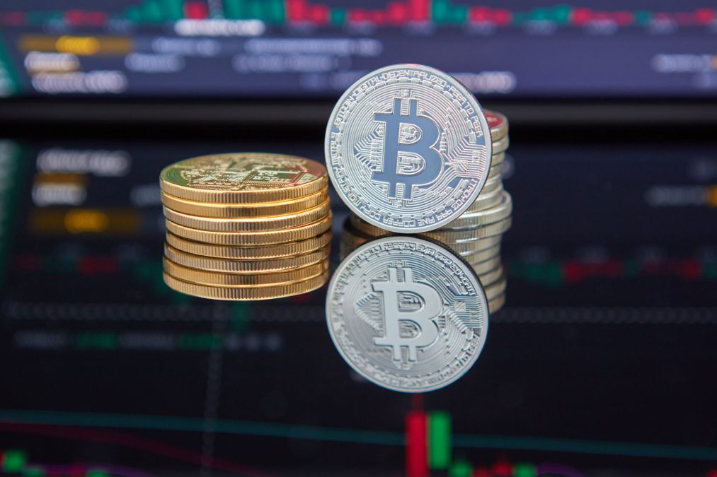 Pilha de bitcoins