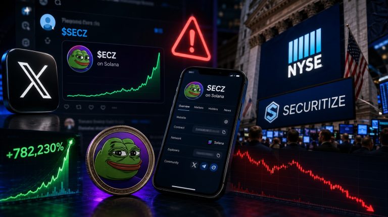 memecoin cashtags X Securitize