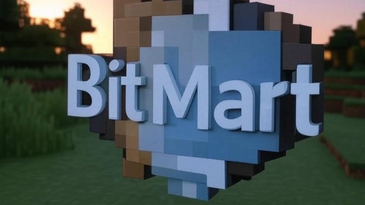 Bitmart em formato Minecraft