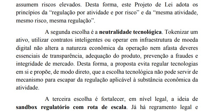 Projeto prevê neutralidade tecnológica para regular empresas de criptomoedas e outras fintechs