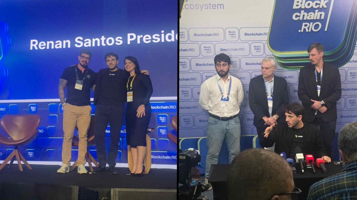Renan Santos Renan Santos firma compromisso com Bitcoin durante Blockchain Rio 2026: 