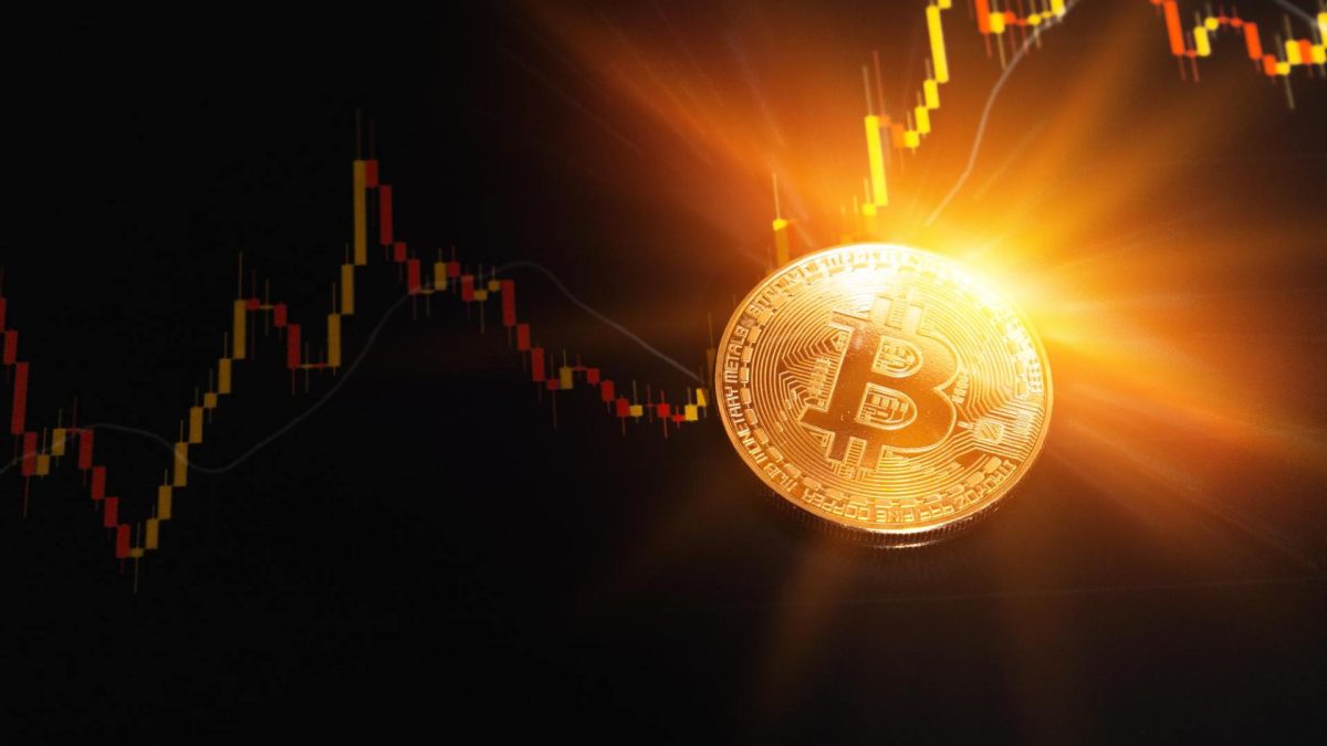 Bitcoin brilhando em destaque no gráfico OranjeBTC recompra 4,3 milhões de ações e tem saldo de 3.950 bitcoins