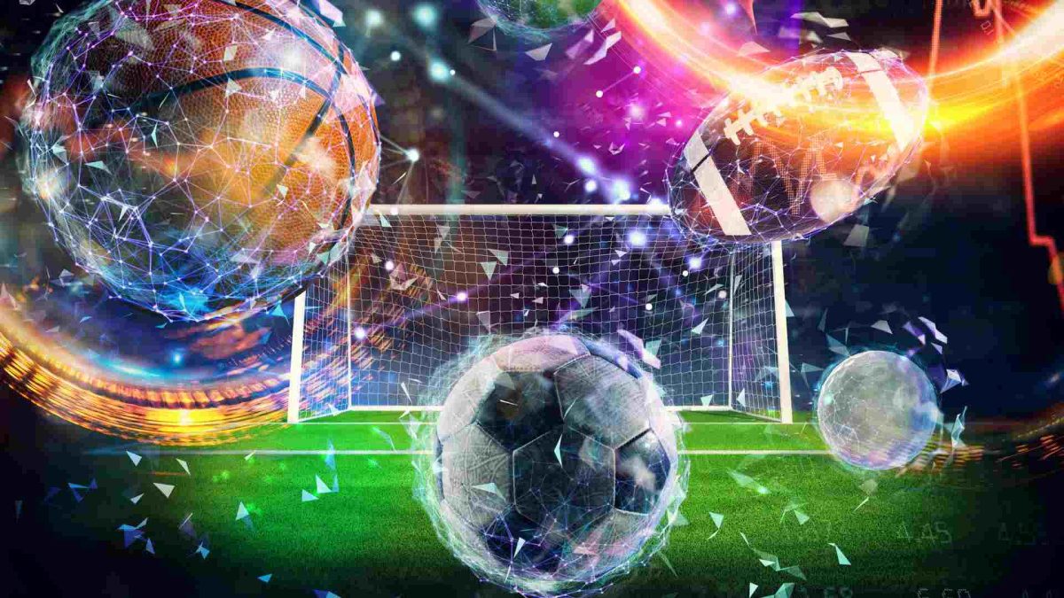 Bolas de esportes em formato digital