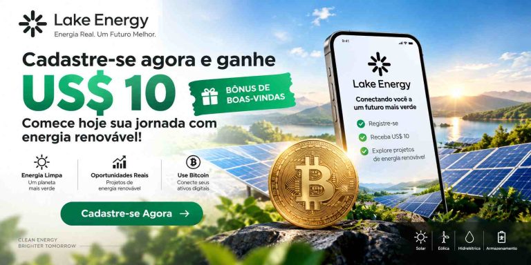 Use Bitcoin para ativar a geração de energia solar da Lake Energy e ganhe US$ 7.000 por dia