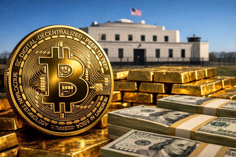 Ouro bitcoin casa branca