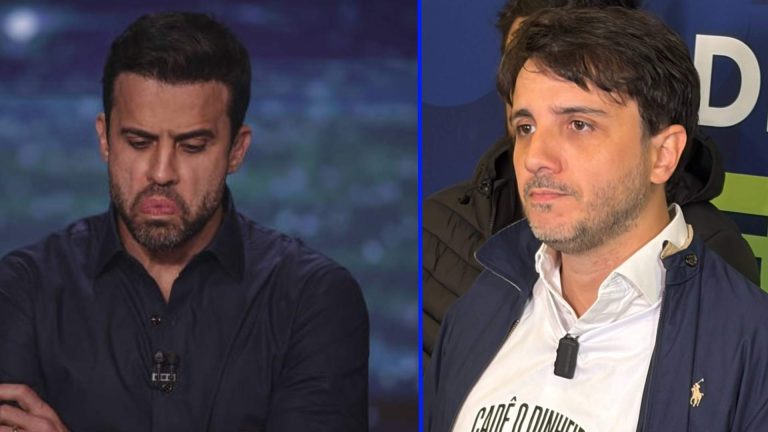Pablo Marçal (esq) e Renan Santos (dir)