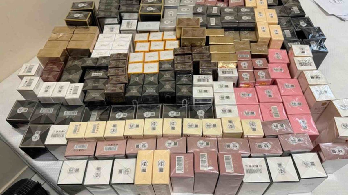 Perfumes apreendidos em operação da Receita Federal, Ministério Público Federal e MP do Mato Grosso do Sul