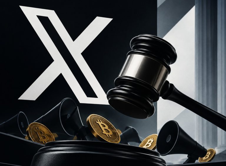X processa influenciadores de Bitcoin