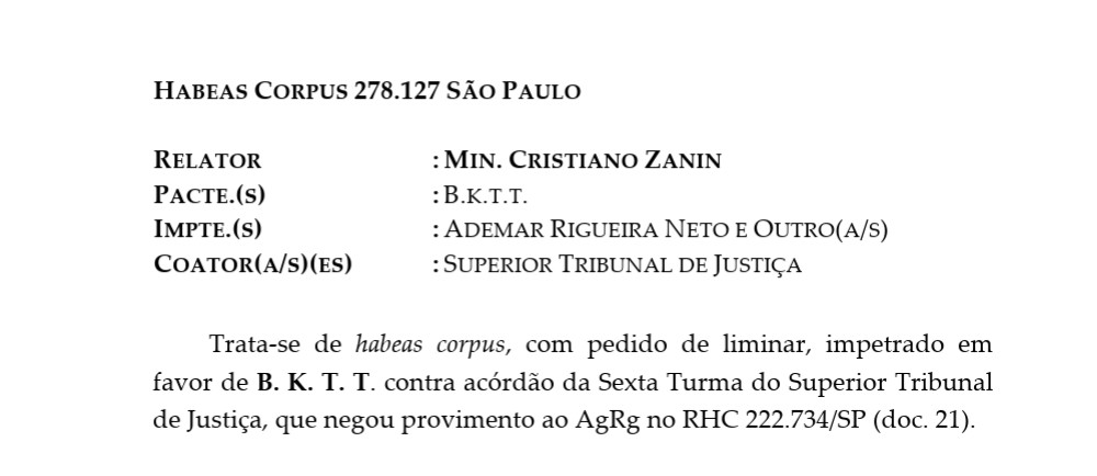 Cristiano Zanin negou recurso de possível golpista das criptomoedas brasileiro