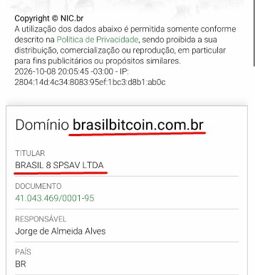 Domínio Bitcoin Brasil passa a ser da Brasil 8, nova corretora que nasce no país