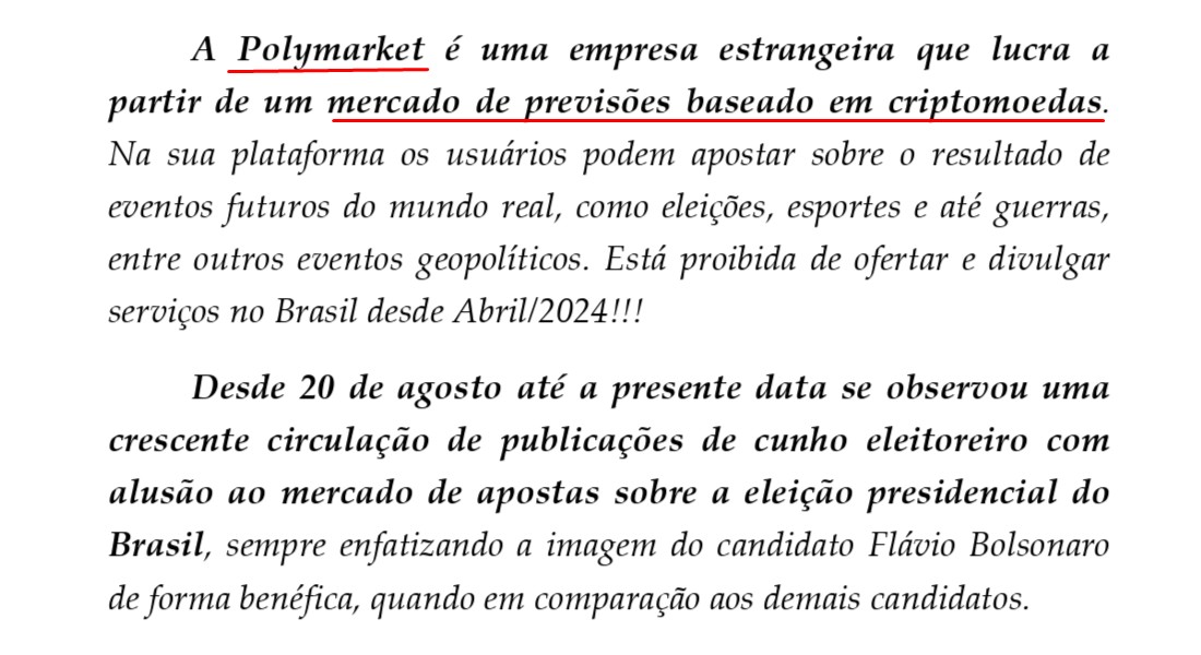 Flávio Dino despachou que publicações envolvendo a Polymarket beneficiavam Flávio Bolsonaro