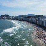 Orla de Guarujá, foto crédito Prefeitura do Guarujá