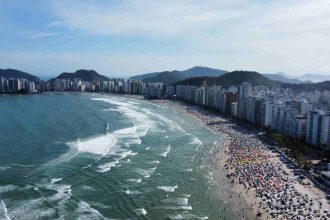 Orla de Guarujá, foto crédito Prefeitura do Guarujá