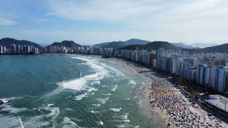 Orla de Guarujá, foto crédito Prefeitura do Guarujá