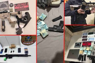 PF apreende armas no Rio de Janeiro, prende cinco pessoas e carteiras de criptomoedas