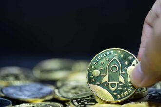 Stellar em moeda simbólica Metamask