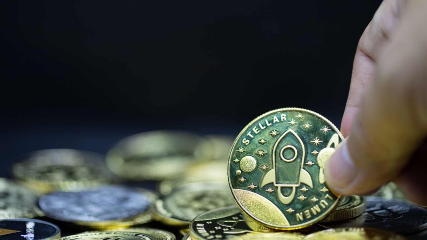 Stellar em moeda simbólica Metamask