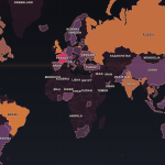 Mapa de ataques físicos contra investidores de criptomoedas